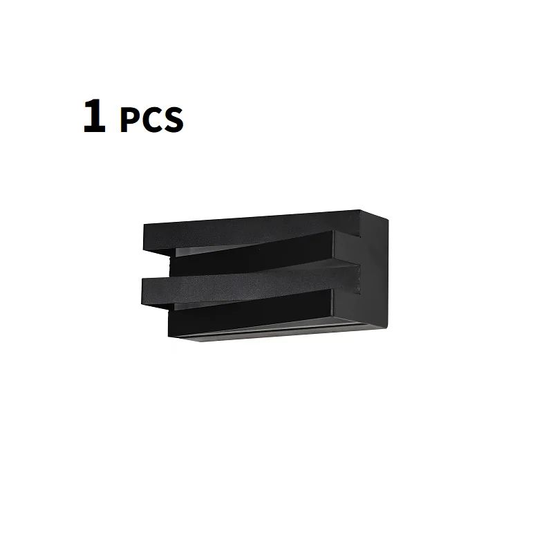 VillaGlow IP65 Aluminum LED Outdoor Wall Lamp Modern Porch Gate Sconce 6