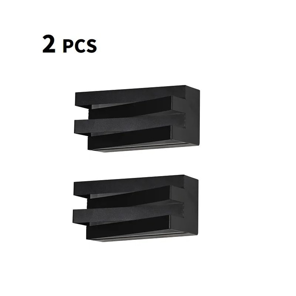 VillaGlow IP65 Aluminum LED Outdoor Wall Lamp Modern Porch Gate Sconce 7