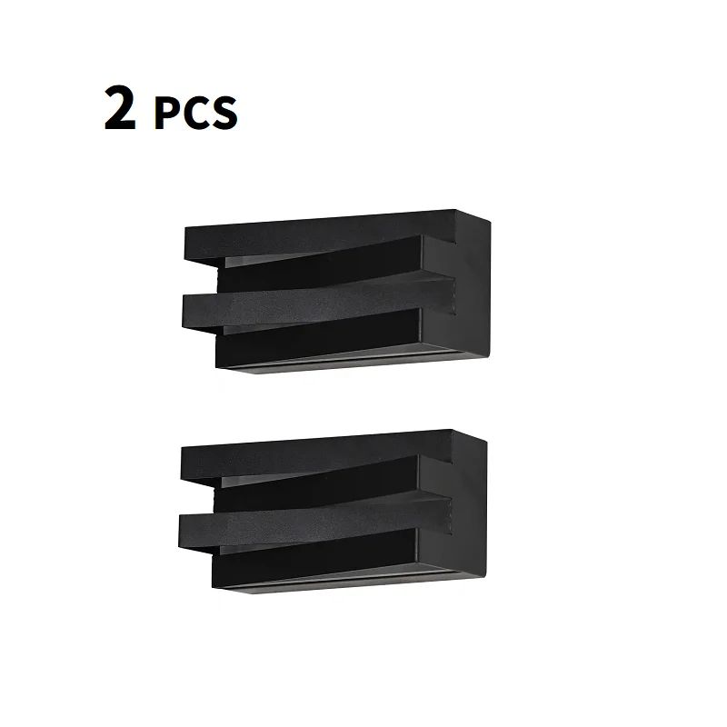 VillaGlow IP65 Aluminum LED Outdoor Wall Lamp Modern Porch Gate Sconce 7