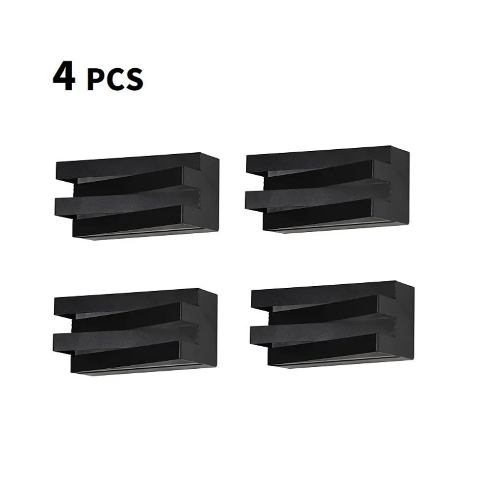 VillaGlow IP65 Aluminum LED Outdoor Wall Lamp Modern Porch Gate Sconce 8