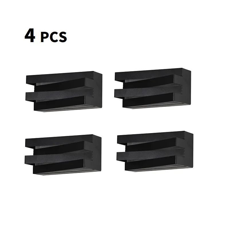 VillaGlow IP65 Aluminum LED Outdoor Wall Lamp Modern Porch Gate Sconce 8