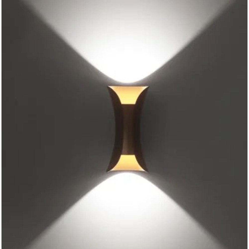 ShadowLine IP65 10W LED Wall Light Waterproof Outdoor Indoor Black Sconce 5