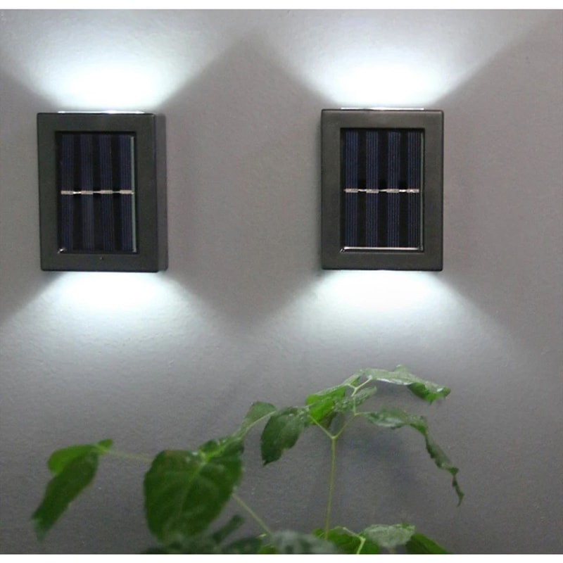 SunArc Solar Up And Down Wall Lights Waterproof Outdoor Garden Spot Light Set 16 Pack 1