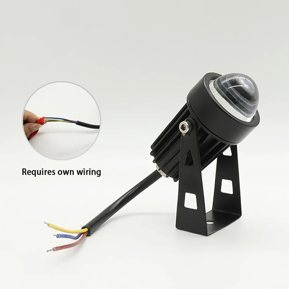 ColorBeam IP66 3W RGB Outdoor LED Spotlight Waterproof Landscape Wall Light 1