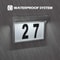 BrightMark Solar House Number Light Waterproof LED Address Sign Wall Lamp 1