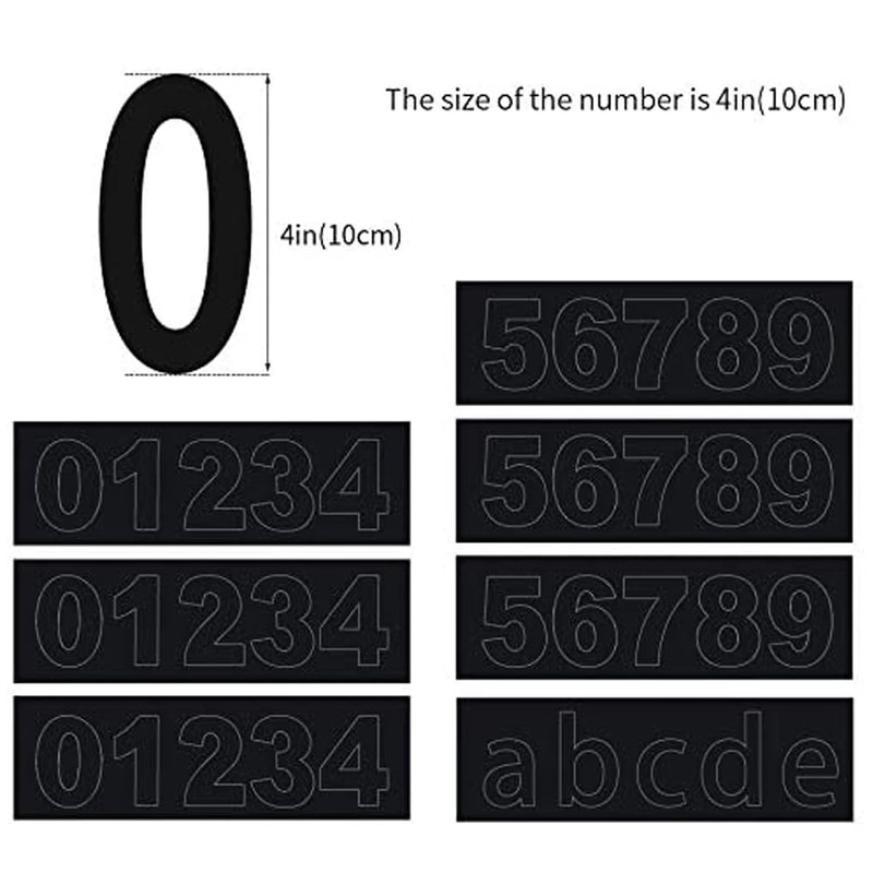 BrightMark Solar House Number Light Waterproof LED Address Sign Wall Lamp 3