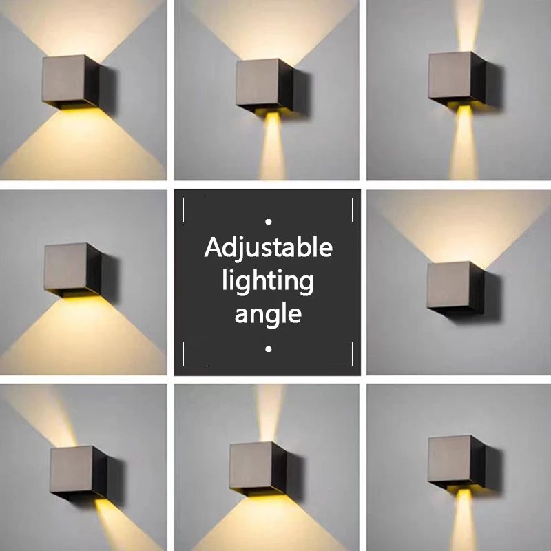 AeroLite 6W IP65 LED Wall Lamp Waterproof Indoor Outdoor Decorative Sconce 2