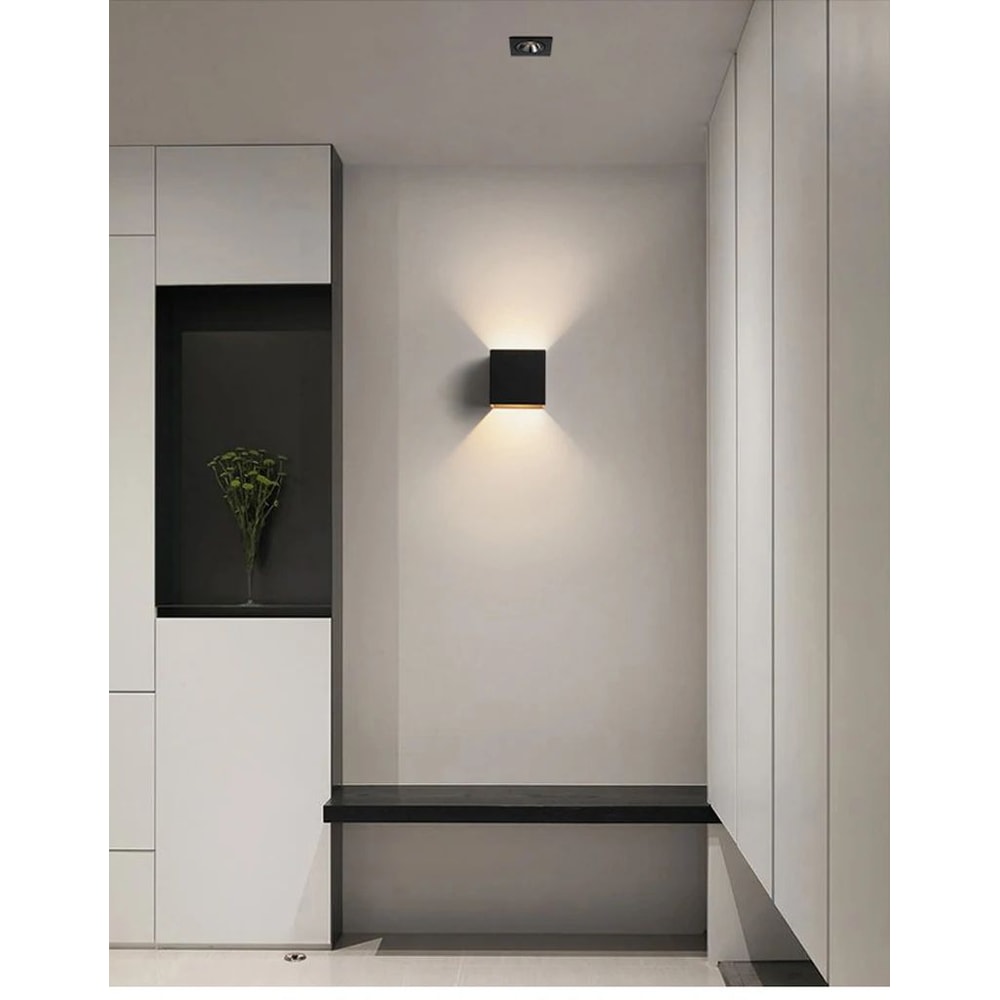 AeroLite 6W IP65 LED Wall Lamp Waterproof Indoor Outdoor Decorative Sconce 5