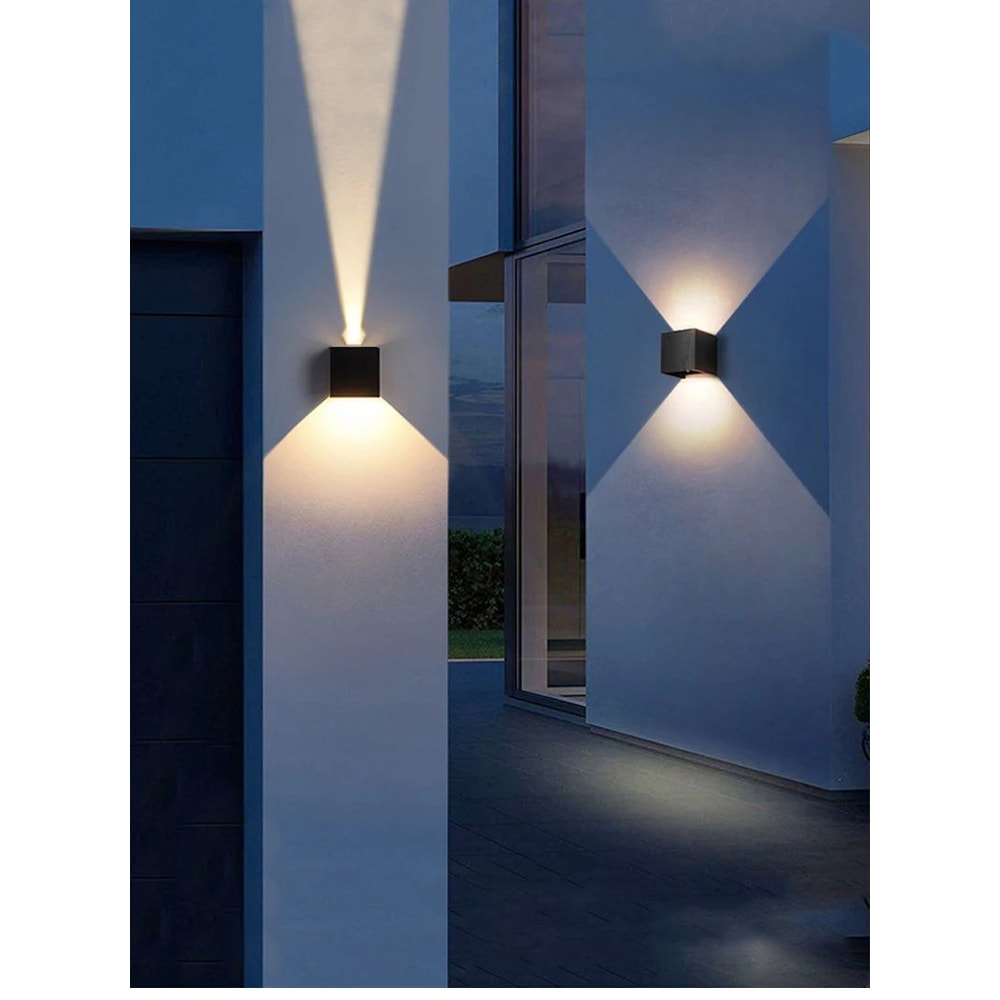 AeroLite 6W IP65 LED Wall Lamp Waterproof Indoor Outdoor Decorative Sconce 6