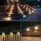 StepGlow Solar Stair Lights Stainless Steel Outdoor Fence Wall Lighting 6 LED 3