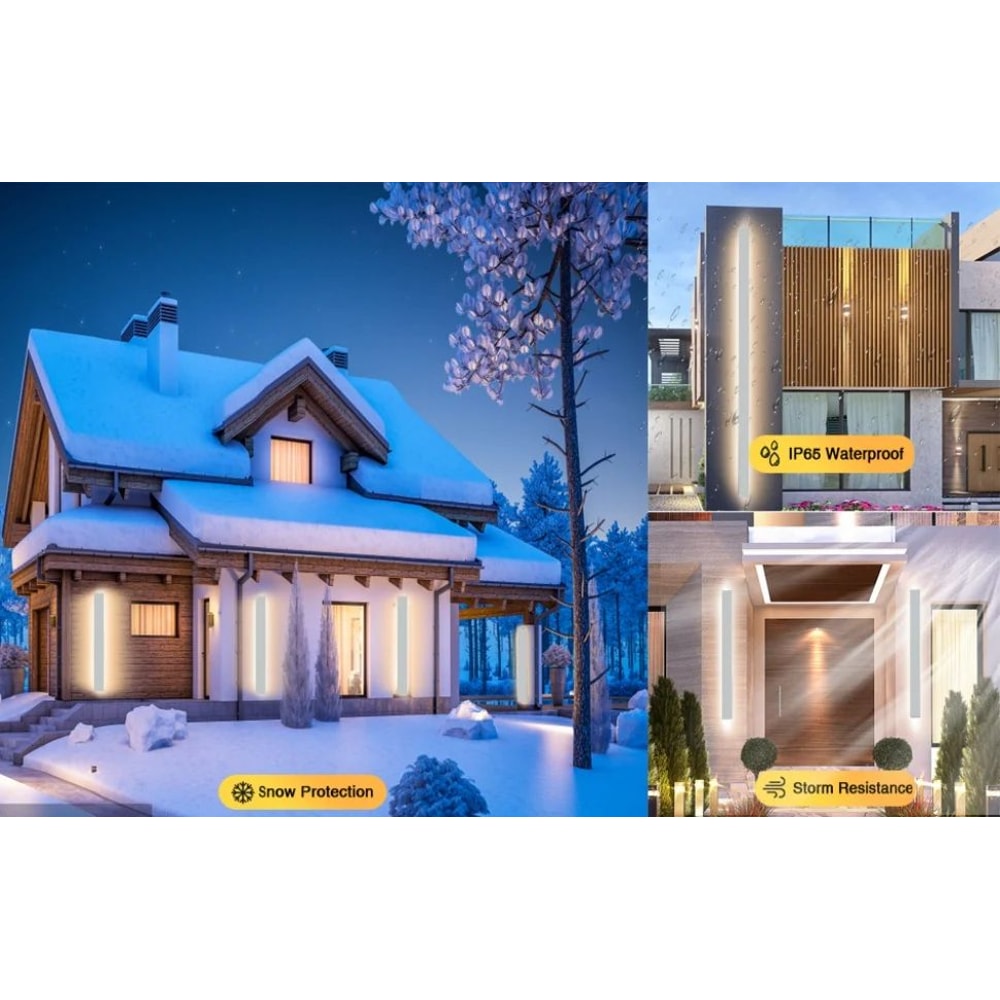 LineaPro IP65 Long Strip LED Wall Lamp Modern Waterproof Outdoor Lighting 9