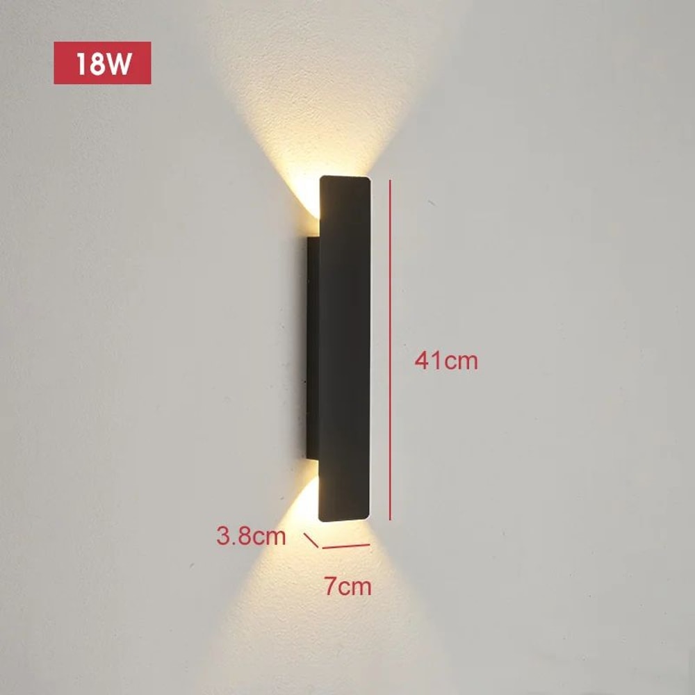 AeroBeam 18W Waterproof LED Wall Light For Modern Indoor And Outdoor Spaces 9