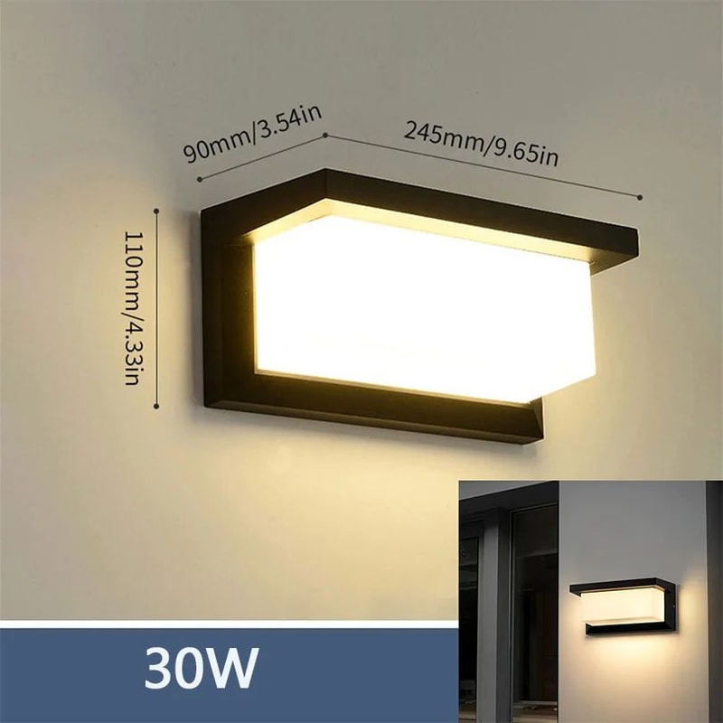 Premium Outdoor LED Motion Sensor Wall Light Waterproof IP66 Modern Porch Garden Lighting 4