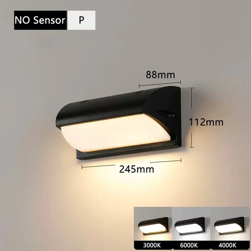 SmartGuard LED Motion Sensor Outdoor Wall Light Waterproof IP65 Porch Garden Lamp 1220W 11