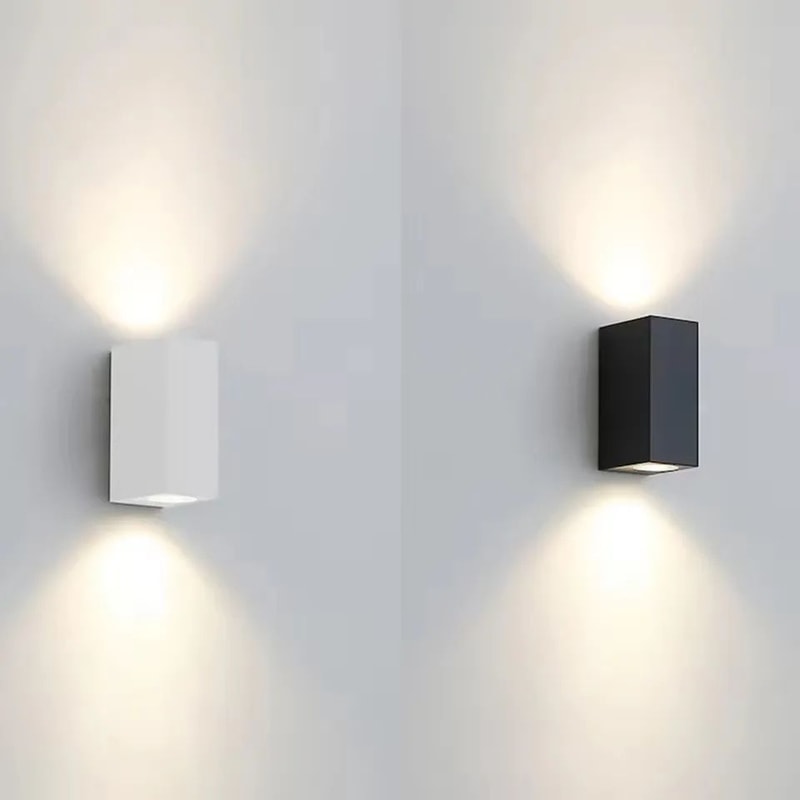 Elegant Outdoor GU10 Up Down Wall Light IP65 Waterproof LED Lighting For Garden Porch Indoor Wal 1