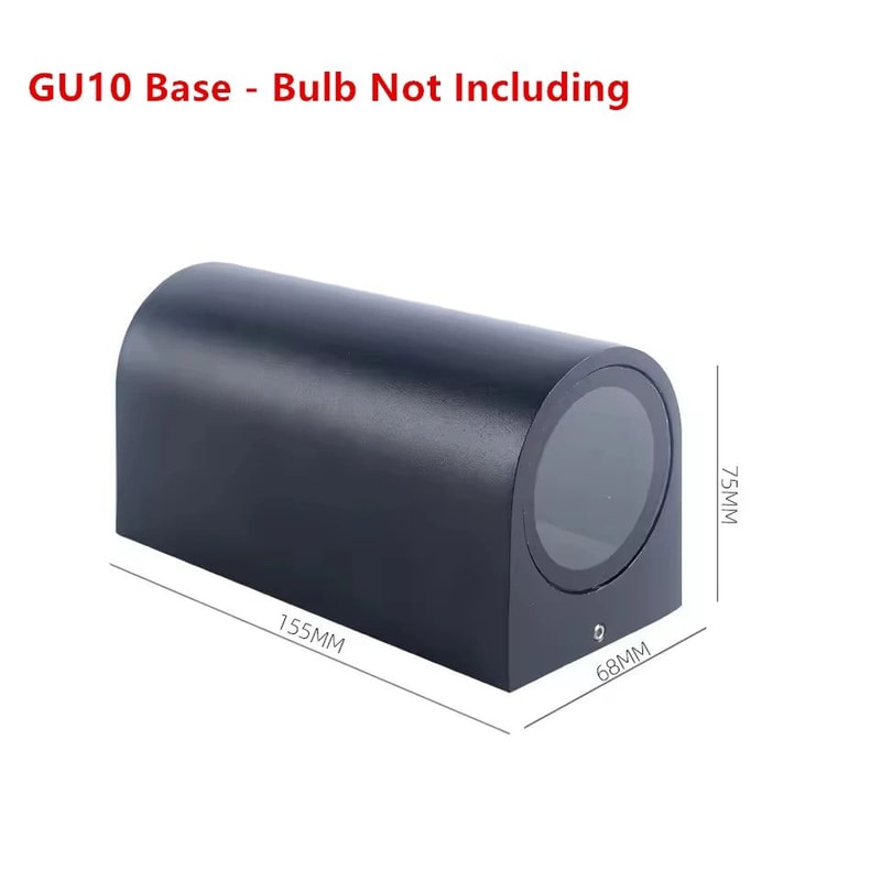 Elegant Outdoor GU10 Up Down Wall Light IP65 Waterproof LED Lighting For Garden Porch Indoor Wal 4