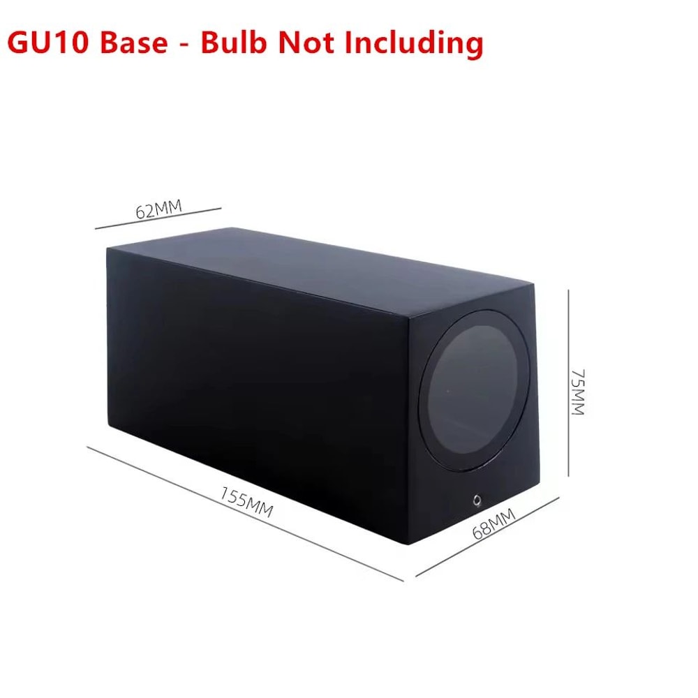 Elegant Outdoor GU10 Up Down Wall Light IP65 Waterproof LED Lighting For Garden Porch Indoor Wal 6