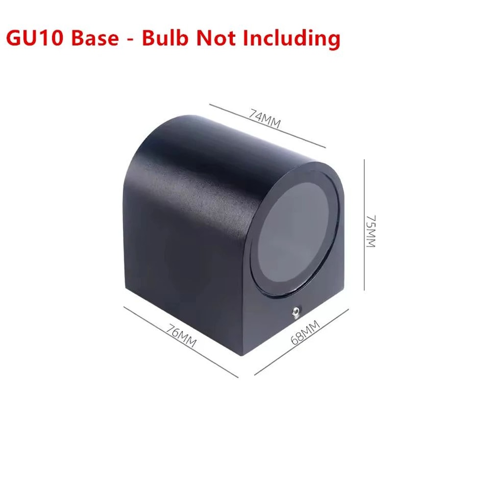 Elegant Outdoor GU10 Up Down Wall Light IP65 Waterproof LED Lighting For Garden Porch Indoor Wal 8