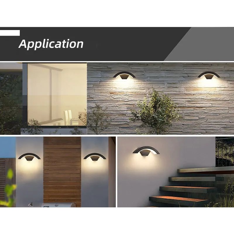 Smart IP65 Outdoor LED Wall Light With Motion Sensor Waterproof Security Sconce For Garden Porch 1