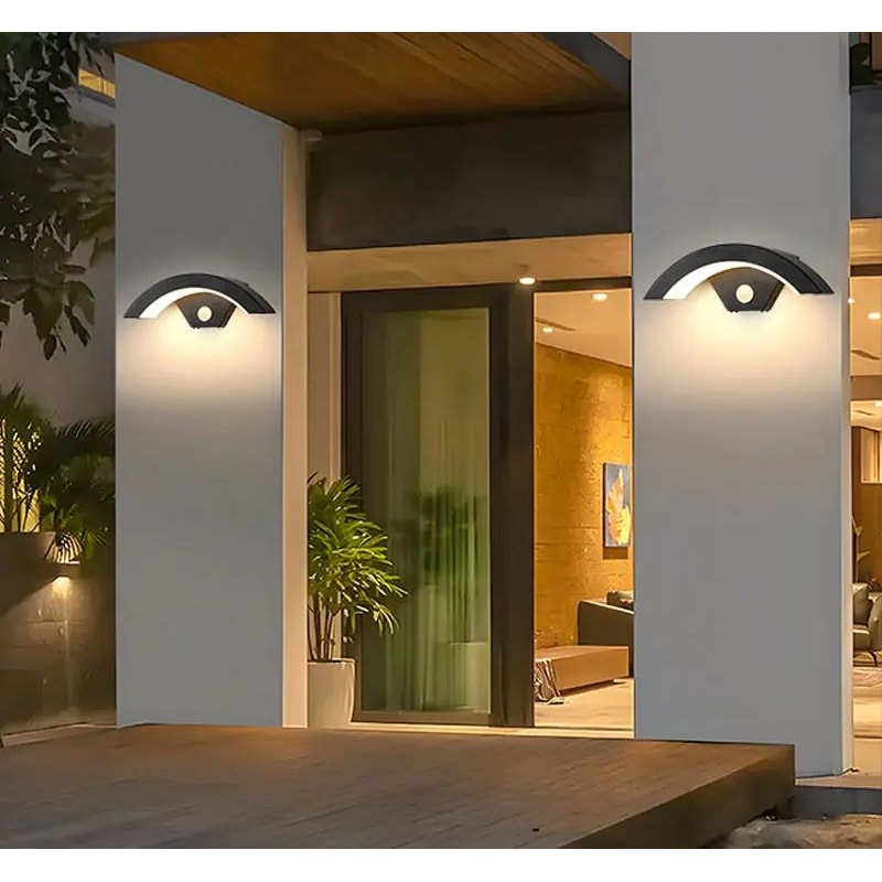Smart IP65 Outdoor LED Wall Light With Motion Sensor Waterproof Security Sconce For Garden Porch 4