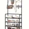 AllinOne Entryway Coat Rack And Shoe Storage Organizer With Hooks And Shelves 4