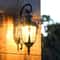 Vintage European Outdoor Wall Lamp Waterproof Retro Garden Porch Light 4