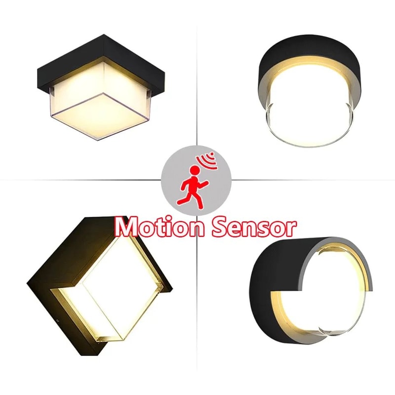 LumaGuard Motion Sensor LED Wall Light Waterproof Outdoor Wall Light IP66 0