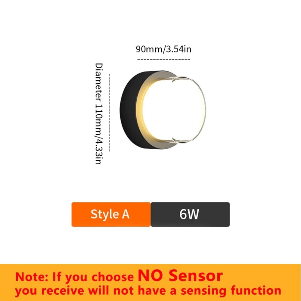 LumaGuard Motion Sensor LED Wall Light Waterproof Outdoor Wall Light IP66 3