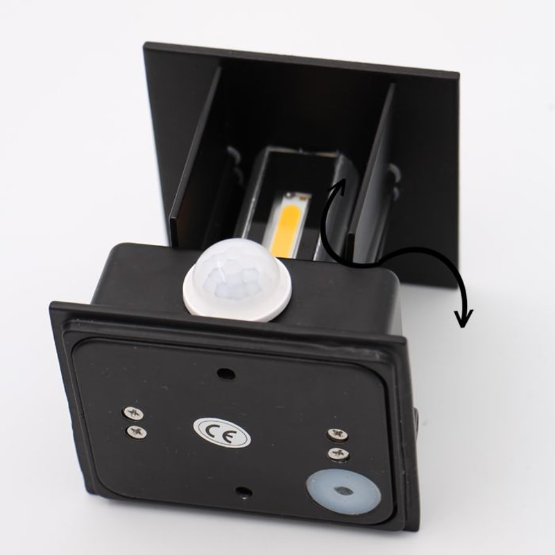 SecureGlow IP65 Motion Sensor LED Wall Lamp 6W12W Outdoor Sconce Light 5