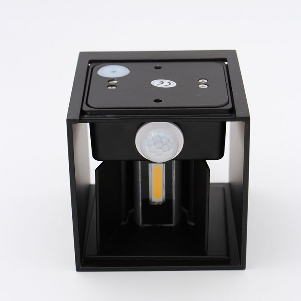 SecureGlow IP65 Motion Sensor LED Wall Lamp 6W12W Outdoor Sconce Light 7