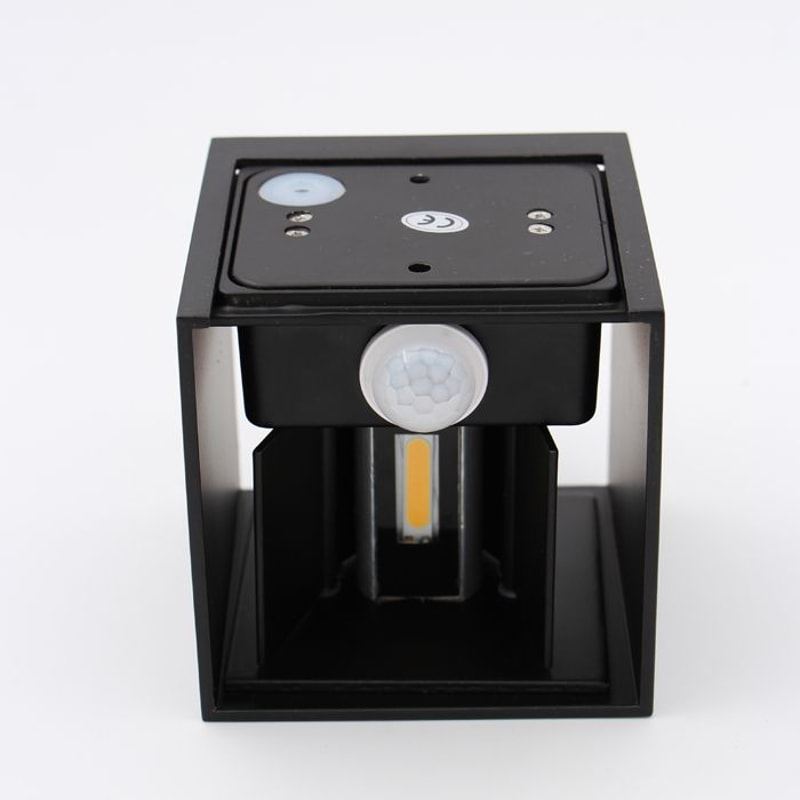 SecureGlow IP65 Motion Sensor LED Wall Lamp 6W12W Outdoor Sconce Light 7