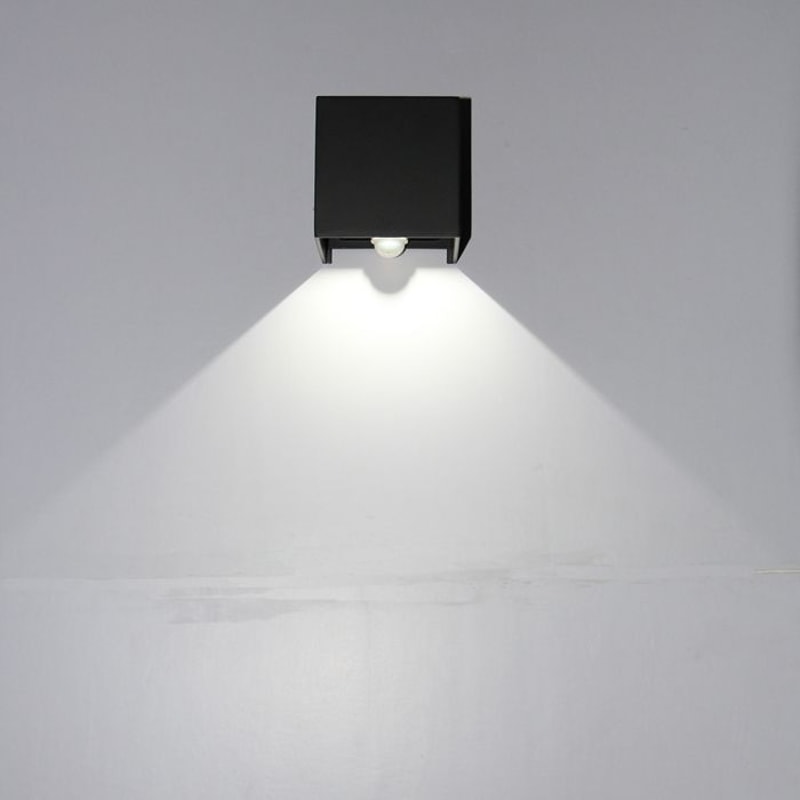 SecureGlow IP65 Motion Sensor LED Wall Lamp 6W12W Outdoor Sconce Light 10