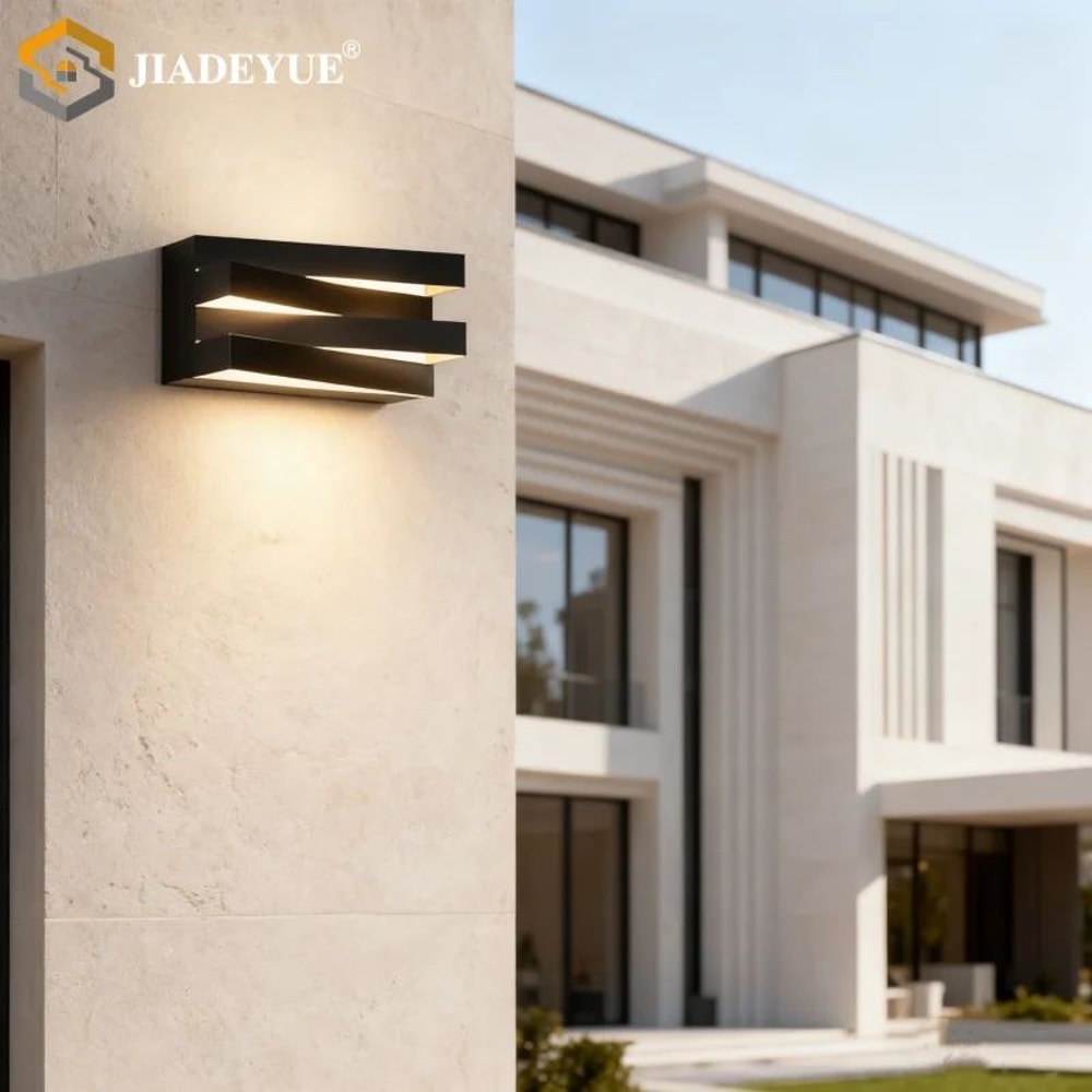 NovaSquare Modern LED Outdoor Wall Lamp Waterproof Indoor Outdoor Sconce 2