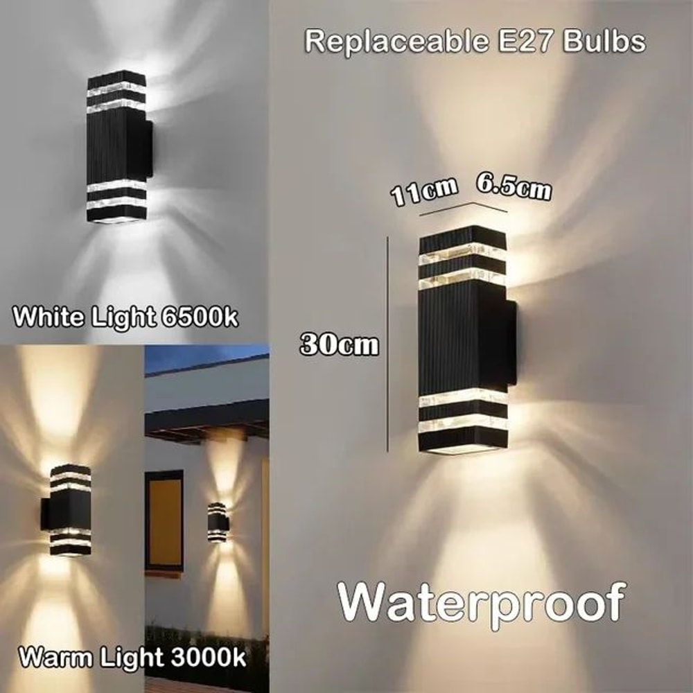 WeatherGuard E27 Waterproof Outdoor Wall Light Fixture 4