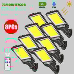 solarguard pro solar motion sensor outdoor wall light – waterproof 3-mode led garden & porch lamp