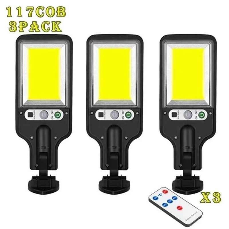 SolarGuard Pro Solar Motion Sensor Outdoor Wall Light Waterproof 3Mode LED Garden Porch Lamp 6