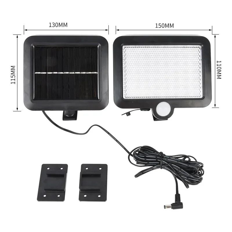 SolarMax 106LED Split Solar Motion Sensor Light Waterproof Outdoor Wall Security Lamp 9