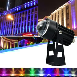 lumabeam 3w rgb outdoor led wall spotlight – ip66 waterproof landscape garden light