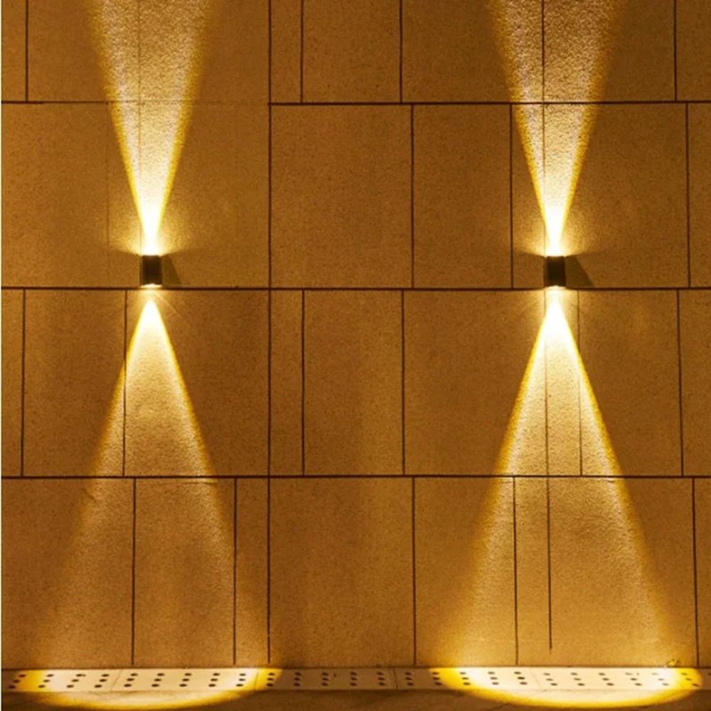 LumiArc Solar Up Down Wall Light Waterproof Outdoor LED Garden Accent Lamp 2