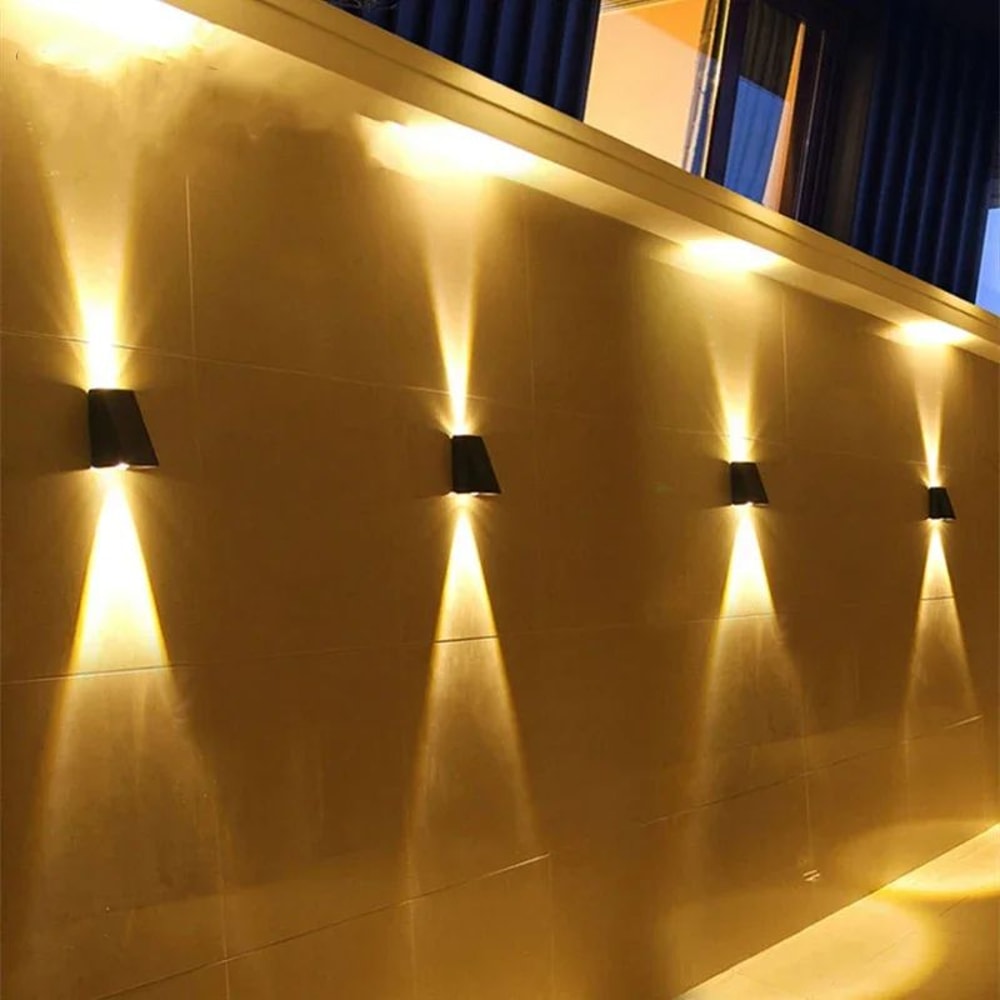 LumiArc Solar Up Down Wall Light Waterproof Outdoor LED Garden Accent Lamp 5