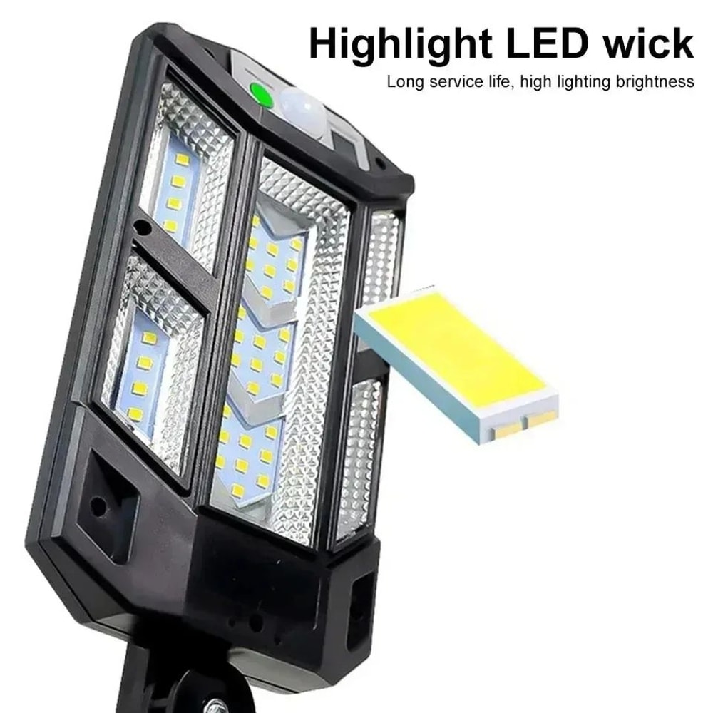 SolarTitan 15000LM HighPower Solar Motion Sensor Light IP65 Waterproof Outdoor Security Lamp 6