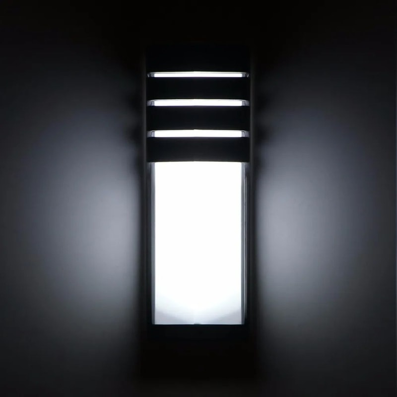 AeroGlow Aluminium LED Outdoor Wall Light IP65 Waterproof Porch Garden Sconce 6