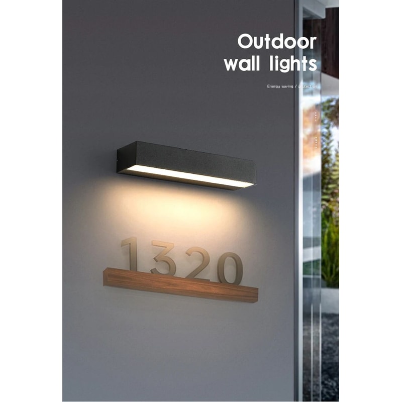 UrbanBeam IP65 Aluminum Outdoor Wall Sconce Waterproof Porch Stair Light Fixture 13