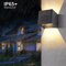 Modern IP65 Waterproof LED Wall Sconce Adjustable Up Down Outdoor Porch Light 12W 1