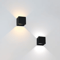 Modern Square Waterproof Outdoor Wall Lamp Aluminum Porch Courtyard Wall Light 2
