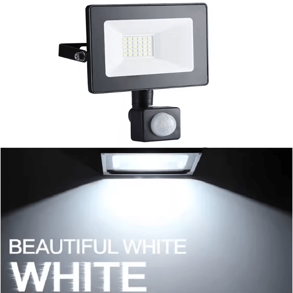 LED PIR Motion Sensor Floodlight IP66 Waterproof Outdoor Security Spotlight 10W50W 4