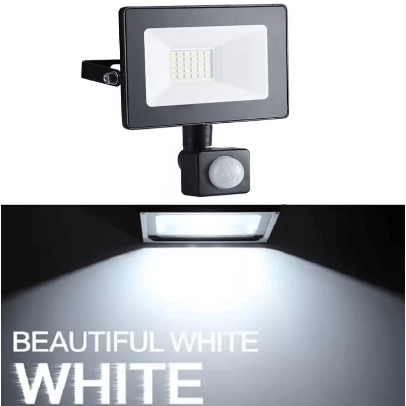 LED PIR Motion Sensor Floodlight IP66 Waterproof Outdoor Security Spotlight 10W50W 4