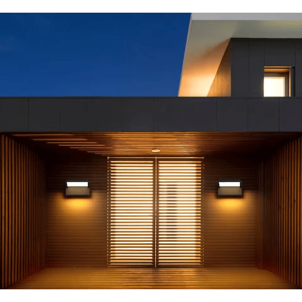 18W LED Motion Sensor Outdoor Wall Light 1500LM IP65 Waterproof Porch Garden Lamp 1