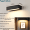 Modern Aluminum LED Outdoor Wall Sconce IP65 Waterproof Porch Garage Light Fixture 3