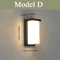 Modern IP66 Waterproof LED Outdoor Wall Lamp Aluminum Porch Garden Light 6